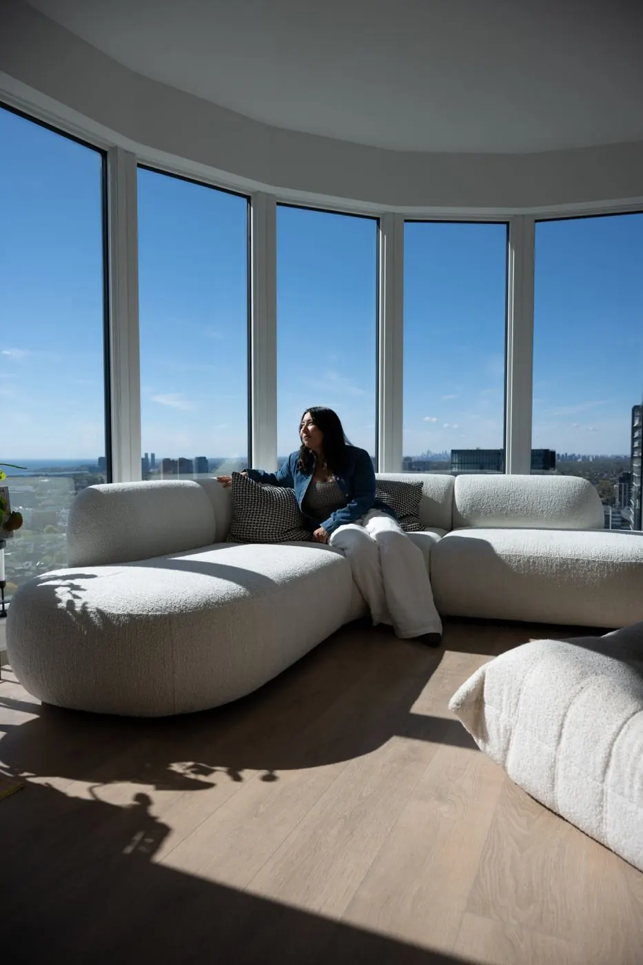Jessica Park en su departamento en Toronto